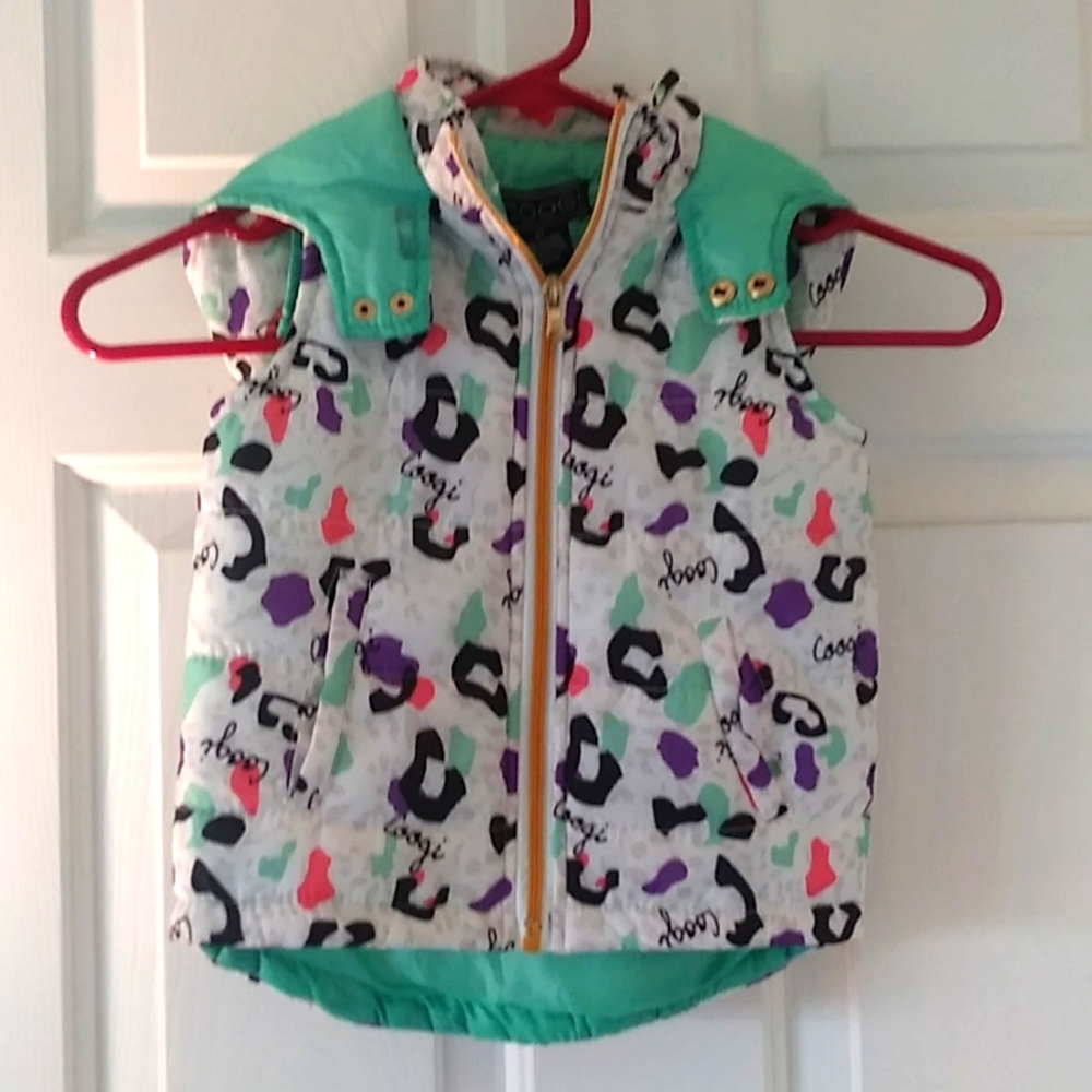 Toddler hooded vest